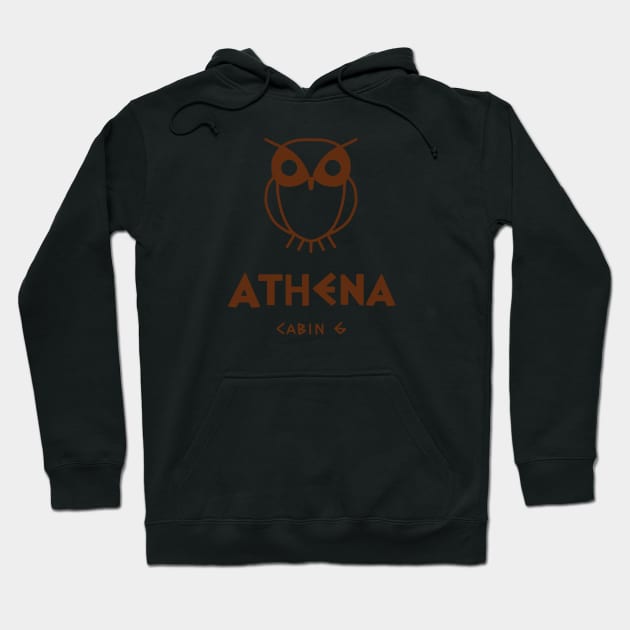 Athena symbol cabin 6 Hoodie by maxtrology